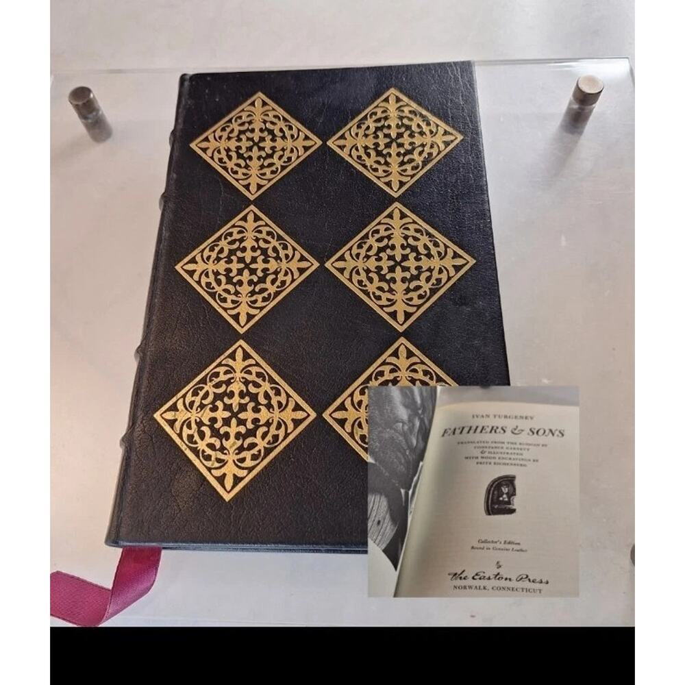 Fathers and Sons by Ivan Turgenev ~ Easton Press (1977, Hardcover, Leather)
